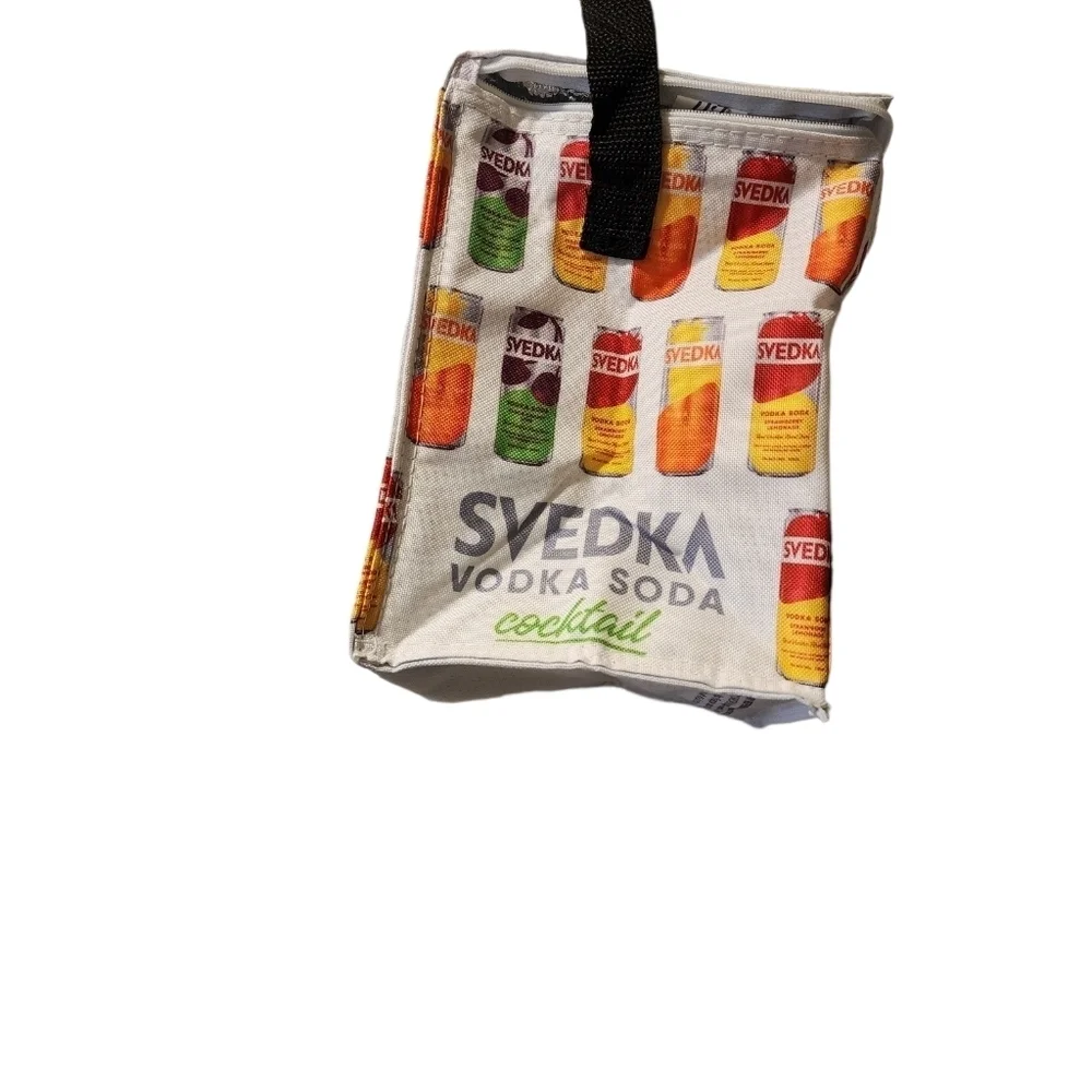 Svedka White & Black Colorful Drink Cooler New